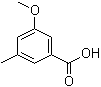3-甲氧基-5-甲基苯甲酸分子结构 (CAS 62089-34-3)