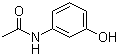 CAS # 621-42-1, 3'-Hydroxyacetanilide, BS 479, BS 749, Metacetamol, Metalid, N-(3-Hydroxyphenyl)acetamide, N-Acetyl-3-hydroxyaniline, N-Acetyl-m-aminophenol, NSC 3990, Pedituss, Pyrapap, Rystal, m-(Acetylamino)phenol, m-Acetamidophenol, m-Hydroxyacetanilide