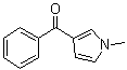 3-苯甲酰基-1-甲基吡咯分子结构 (CAS 62128-30-7)