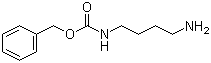 structure of CAS# 62146-62-7, N-(Benzyloxycarbonyl)-1,4-butanediamine