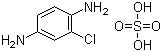 2-氯-1,4-苯二胺硫酸盐分子结构 (CAS 6219-71-2)