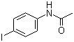 structure of CAS# 622-50-4, N-(4-碘苯基)乙酰胺