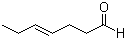 CAS 登录号：62238-34-0, 4-庚烯醛