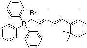 CAS # 62285-98-7, [3-Methyl-5-(2,6,6-trimethyl-1-cyclohexen-1-yl)-2,4-pentadienyl]triphenylphosphonium bromide