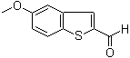 structure of CAS# 622864-56-6, 5-甲氧基苯并噻吩-2-甲醛