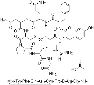 CAS 登录号：62288-83-9, 醋酸去氨加压素