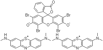 structure of CAS# 62298-42-4, Azure B eosinate