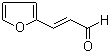 2-呋喃丙烯醛分子结构 (CAS 623-30-3)