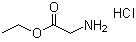 甘氨酸乙酯盐酸盐分子结构 (CAS 623-33-6)