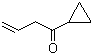 环丙基烯丙基甲酮分子结构 (CAS 62316-07-8)