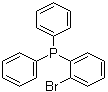 structure of CAS# 62336-24-7, 2-(Diphenylphosphino)bromobenzene