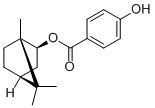 CAS # 62356-47-2, Isotschimgin, rel-4-Hydroxybenzoic acid (1R,2R,4R)-1,7,7-trimethylbicyclo[2.2.1]hept-2-yl ester