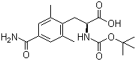 4-(Aminocarbonyl)-N-[(1,1-dimethylethoxy)carbonyl]-2,6-dimethyl-L-phenylalanine molecular structure (CAS 623950-02-7)