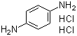 structure of CAS# 624-18-0, 1,4-Diaminobenzene dihydrochloride