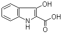 3-羟基吲哚-2-羧酸分子结构 (CAS 6245-93-8)