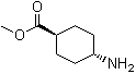 structure of CAS# 62456-15-9, trans-4-Aminocyclohexanecarboxylic acid methyl ester