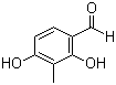 structure of CAS# 6248-20-0, 2,4-二羟基-3-甲基苯甲醛
