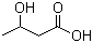 3-羟基丁酸分子结构 (CAS 625-71-8)