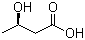 (R)-3-羟基丁酸分子结构 (CAS 625-72-9)