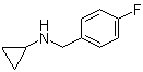 structure of CAS# 625437-46-9, Cyclopropyl(4-fluorobenzyl)amine