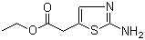 structure of CAS# 62557-32-8, Ethyl 2-(2-aminothiazol-5-yl)acetate