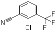structure of CAS# 62584-32-1, 2-Chloro-3-(trifluoromethyl)benzonitrile