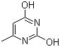 2,4-二羟基-6-甲基嘧啶分子结构 (CAS 626-48-2)