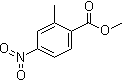 structure of CAS# 62621-09-4, 2-Methyl-4-nitrobenzoic acid methyl ester