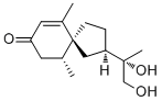 structure of CAS# 62623-86-3, [2R-[2alpha(S*),5alpha(R*)]]-2-(1,2-二羟基-1-甲基乙基)-6,10-二甲基螺[4.5]癸-6-烯-8-酮