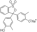 structure of CAS# 62625-29-0, Cresol Red