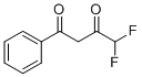 4,4-二氟-1-苯基丁烷-1,3-二酮分子结构 (CAS 62679-61-2)