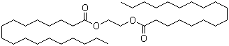 乙二醇二硬脂酸酯分子结构 (CAS 627-83-8)