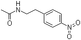 structure of CAS# 6270-07-1, N-(4-Nitrophenethyl)acetamide