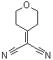 (Tetrahydro-4H-pyran-4-ylidene)propanedinitrile molecular structure (CAS 62702-83-4)