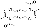 structure of CAS# 62715-83-7, N,N'-(2,5-Dichloro-1,4-phenylene)bis[N-acetylacetamide]