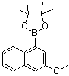 structure of CAS# 627526-33-4, 2-(3-Methoxy-1-naphthalenyl)-4,4,5,5-tetramethyl-1,3,2-dioxaborolane
