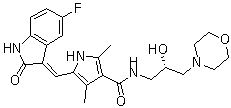 structure of CAS# 627908-92-3, SU 14813