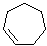 structure of CAS# 628-92-2, 环庚烯
