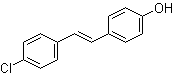 CAS 登录号：6280-47-3, 4-[2-(4-氯苯基)乙烯基]苯酚