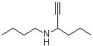 N-Butyl-1-hexyn-3-amine molecular structure (CAS 6281-06-7)
