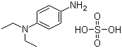 structure of CAS# 6283-63-2, N,N-Diethyl-p-phenylenediamine sulfate