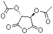 (+)-Diacetyl-L-tartaric anhydride molecular structure (CAS 6283-74-5)