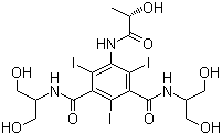Iopamidol molecular structure (CAS 62883-00-5)