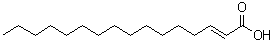 structure of CAS# 629-56-1, 2-Hexadecenoic acid