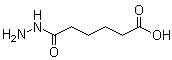 CAS # 6292-67-7, Hexanedioic acid 1-hydrazide, Monohydrazideadipic acid, Hexanedioic acid monohydrazide, NSC 9926