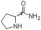 structure of CAS# 62937-45-5, D-Prolinamide