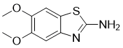 structure of CAS# 6294-52-6, 5,6-Dimethoxybenzo[d]thiazol-2-amine