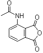 CAS # 6296-53-3, 3-Acetamidophthalic anhydride, 3-Acetylaminophthalic anhydride, NSC 16261, NSC 17048