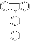 9-(4-Phenylphenyl)carbazole molecular structure (CAS 6299-16-7)
