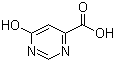 6-羟基-4-嘧啶甲酸分子结构 (CAS 6299-87-2)